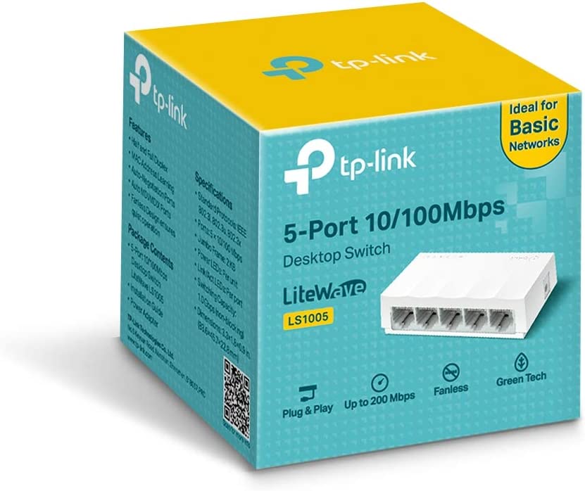 TP-LINK switch 5 port 10/100 LS1005