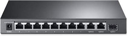 TP-LINK TL-SL1311MP 8-Port 10/100Mbps + 3-Port Gigabit Desktop Switch with 8-Port PoE Plus